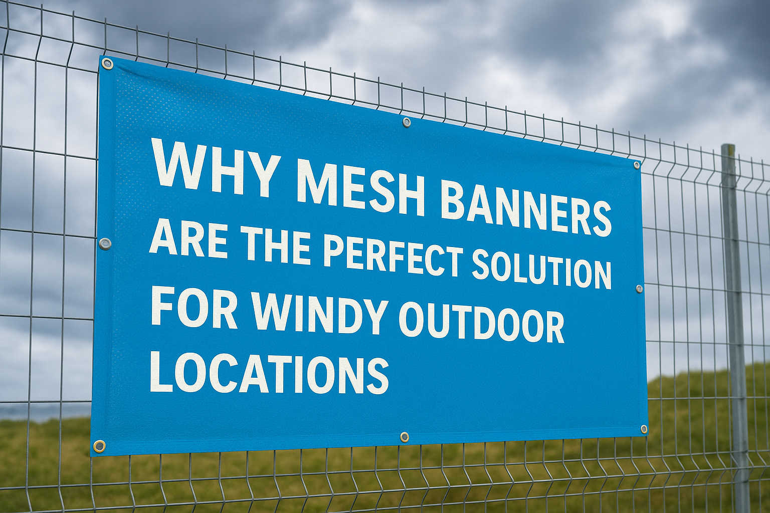 Why Mesh Banners Are the Perfect Solution for Windy Outdoor Locations?